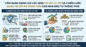Cẩm nang đánh giá các web tài xỉu uy tín và chiến lược quản trị rủi ro dòng vốn cho nhà đầu tư thông thái